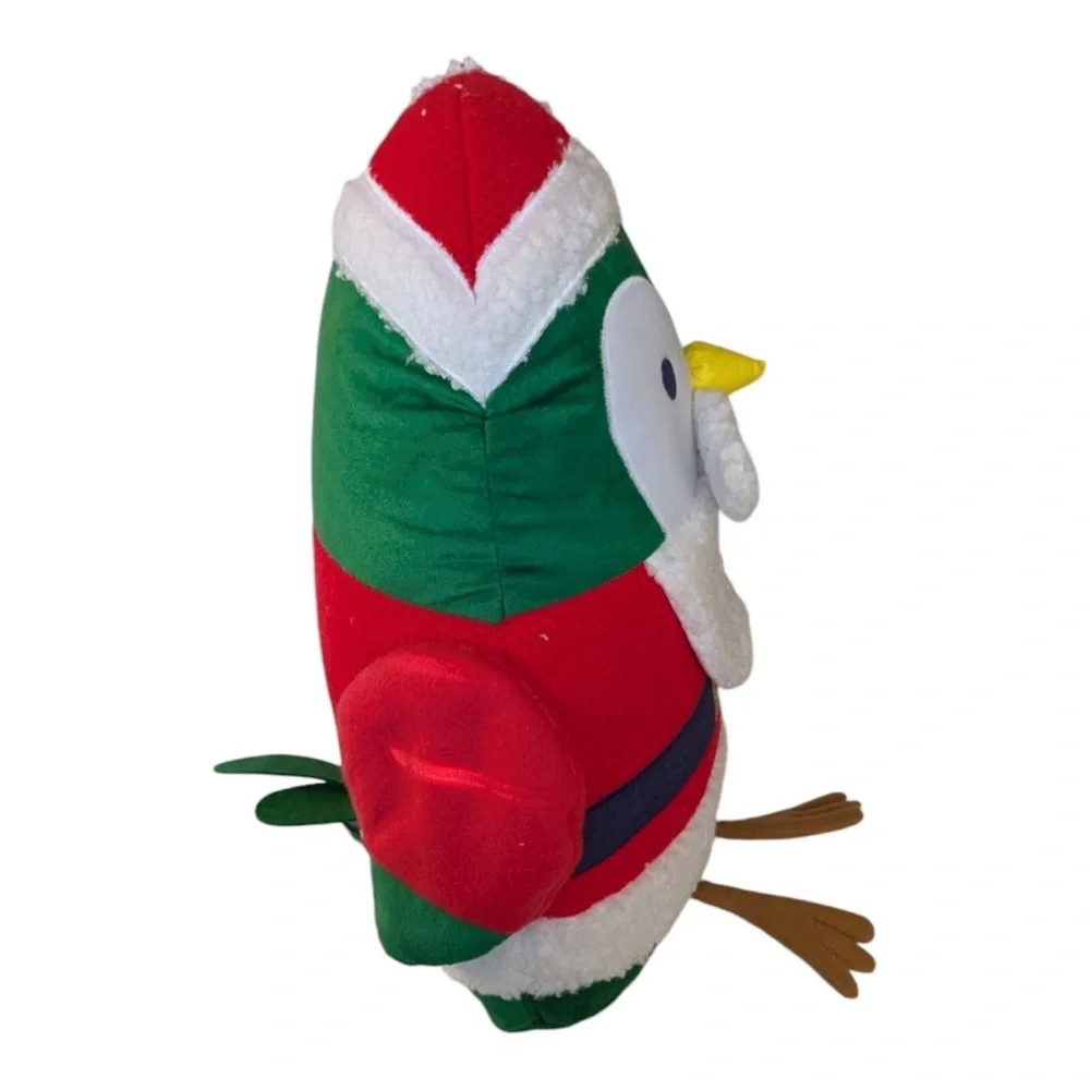 2024 Target Wondershop Featherly‎ Friends Bird Santa Christmas Soft Throw Pillow